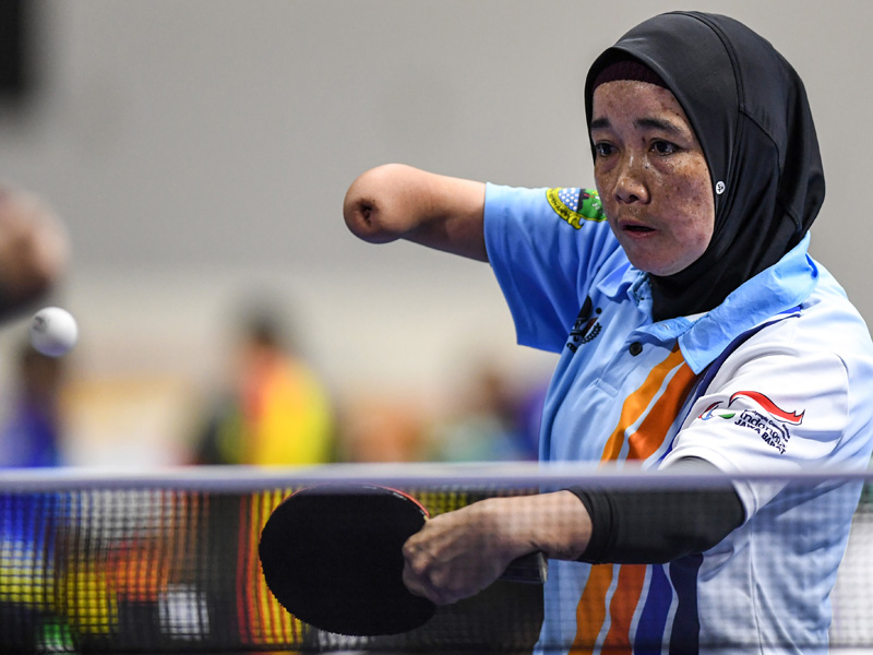 Juara Tenis Meja Putri Klasifikasi T10