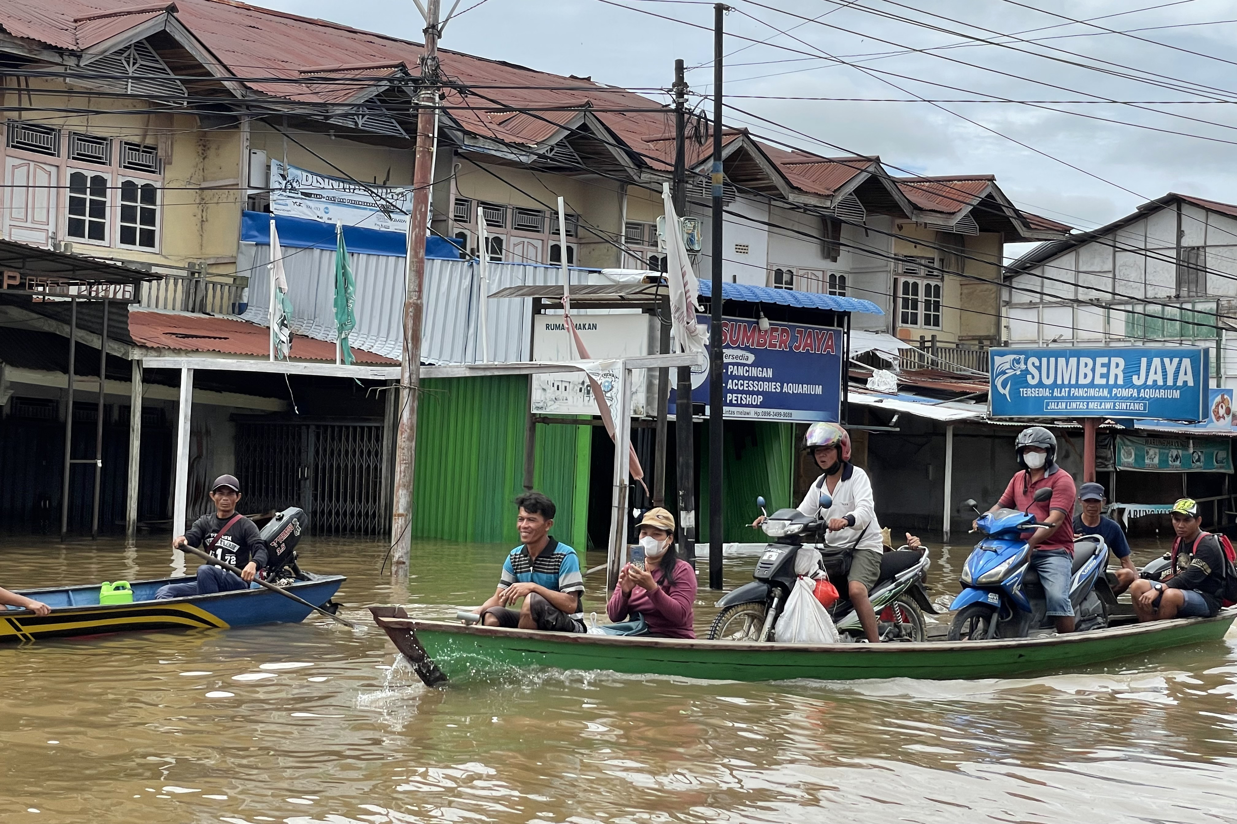 Banjir Melanda Sintang Kalimantan Barat