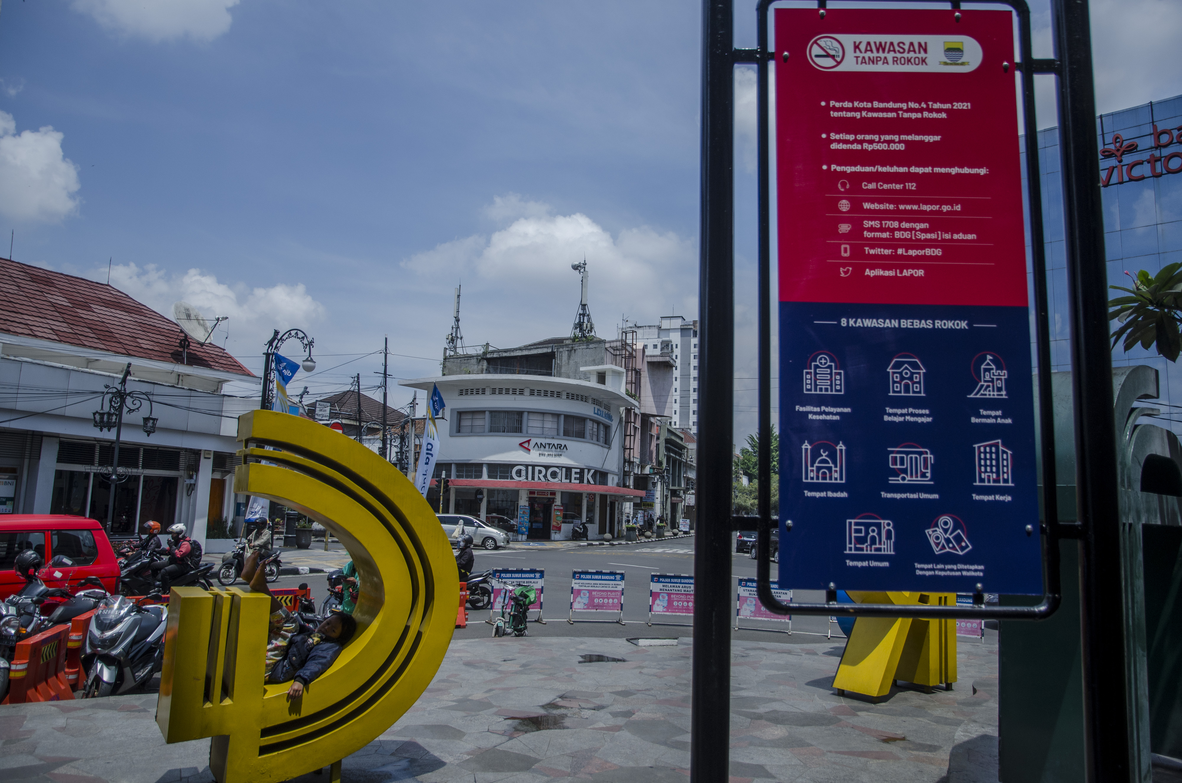 Braga Bandung, Jalan Kawasan Tanpa Rokok