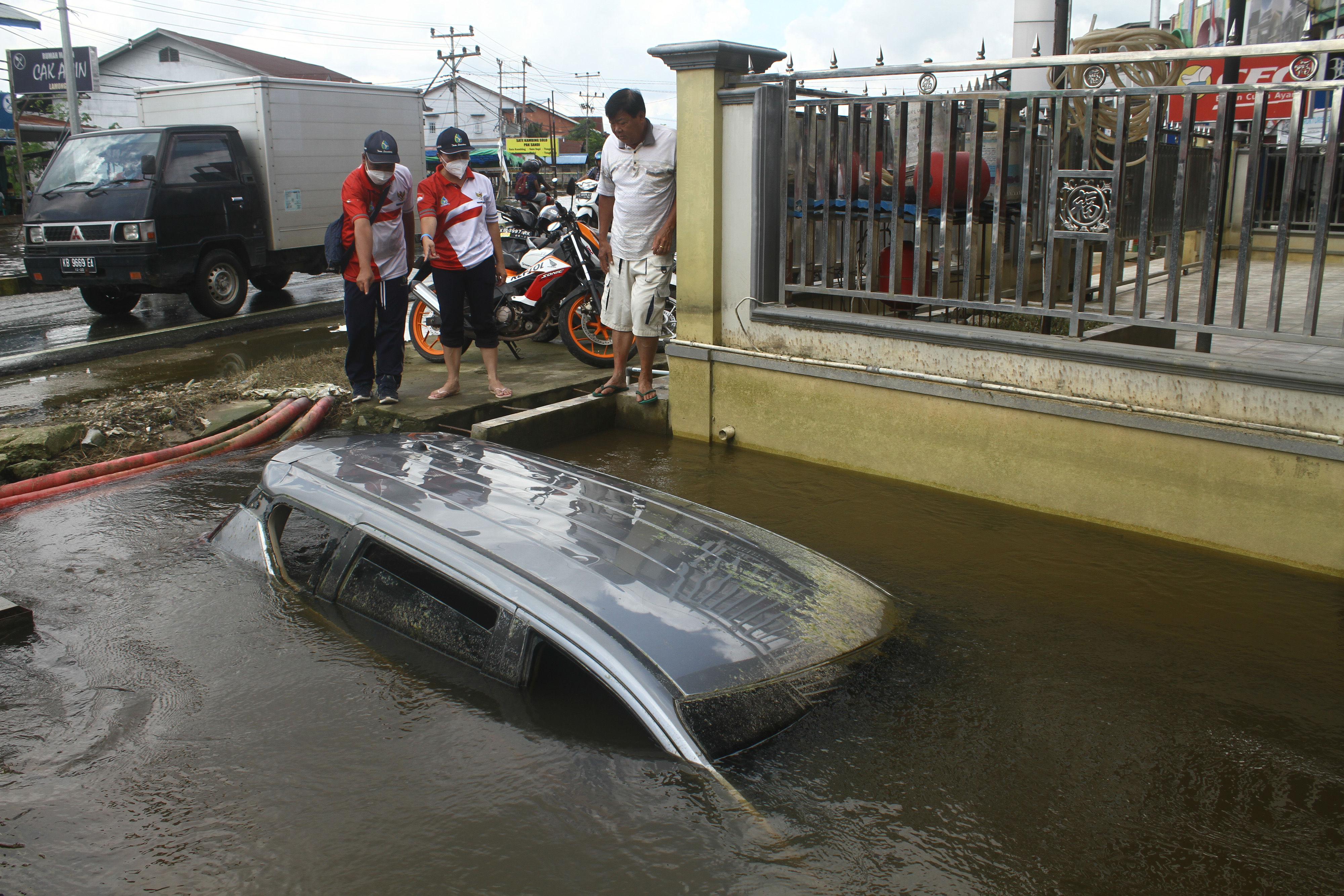 Banjir di Sintang Mulai Surut