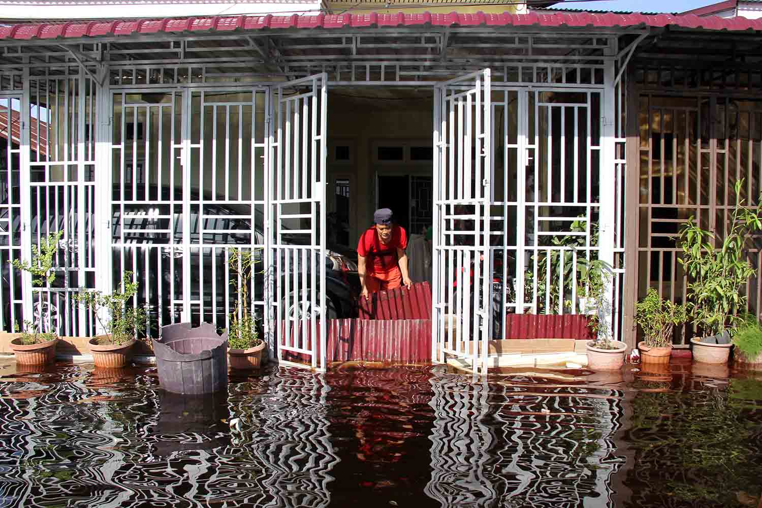 Banjir Rob Genangi Kota Dumai