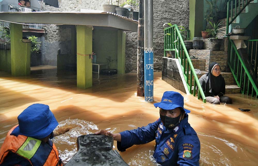 Banjir Masih Merendam 91 RT di Jakarta
