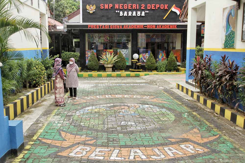 Pembelajaran Tatap Muka di Kecamatan Pancoran Mas Dihentikan