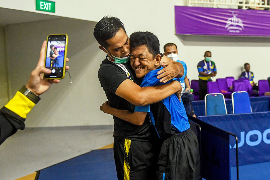 Semi Final Tenis Meja Klasifikasi TT6 Peparnas Papua  
