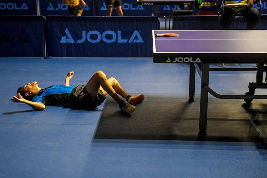 Semi Final Tenis Meja Klasifikasi TT6 Peparnas Papua  