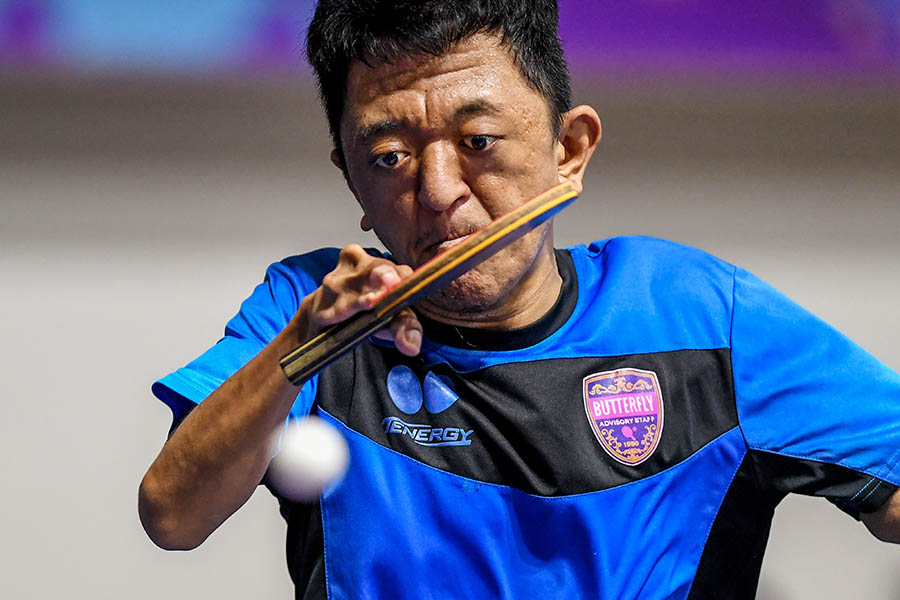 Semi Final Tenis Meja Klasifikasi TT6 Peparnas Papua  