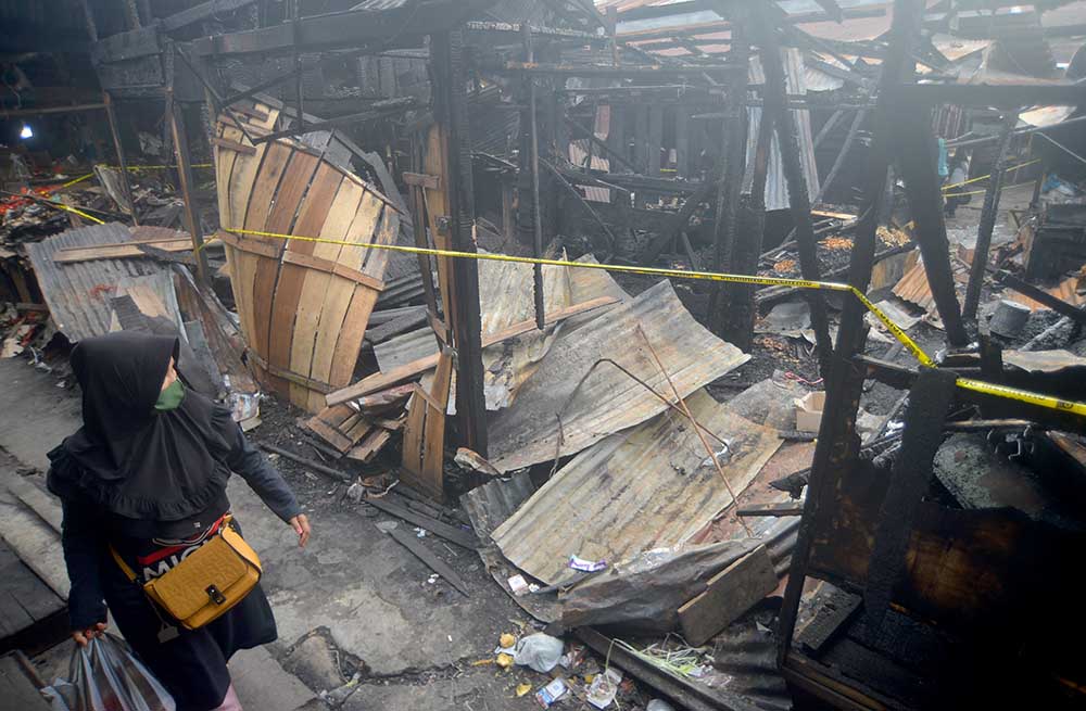 Pascakebakaran Pasar Bawah Bukittinggi