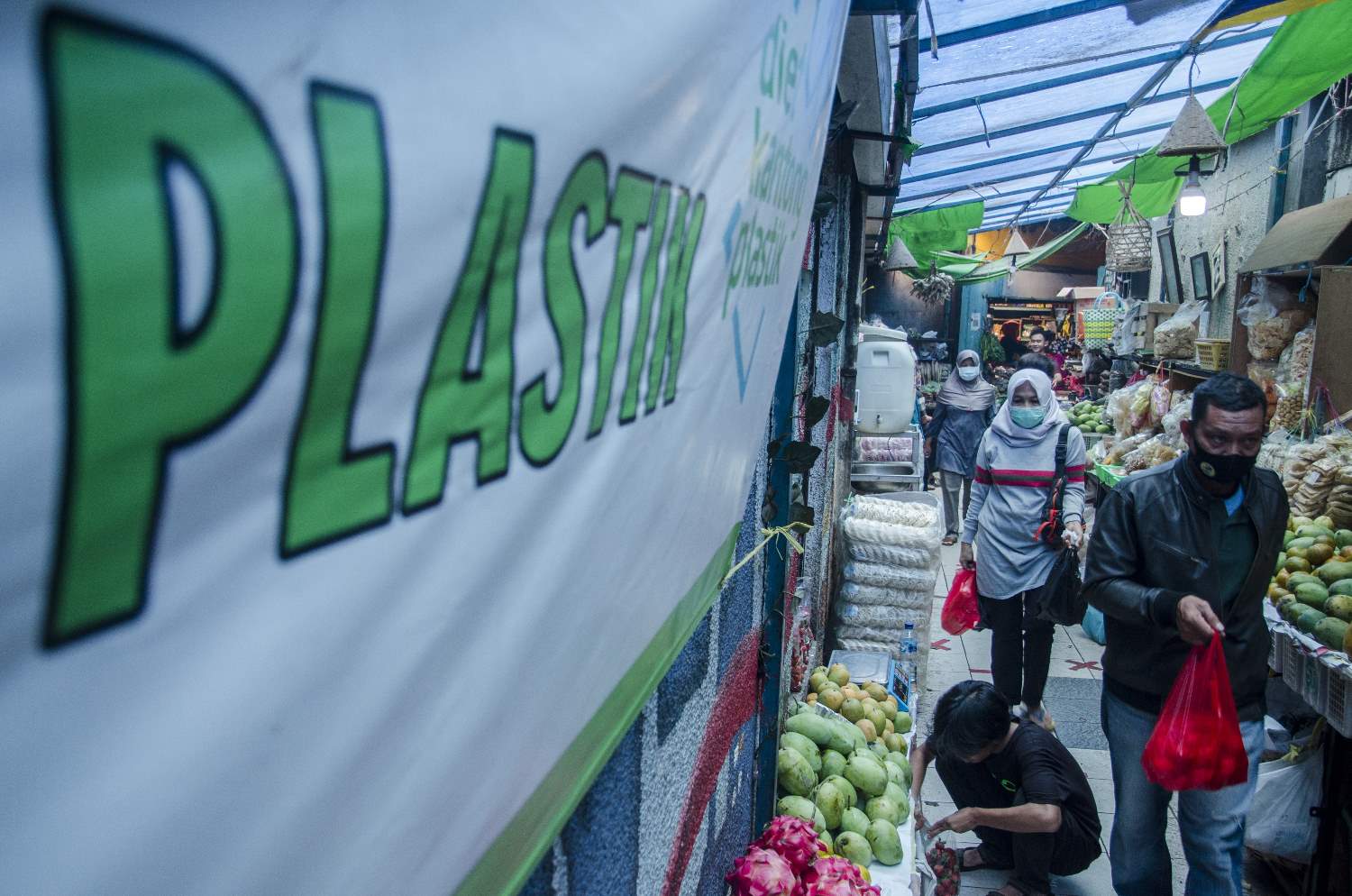 Pasar Bebas Plastik di Bandung