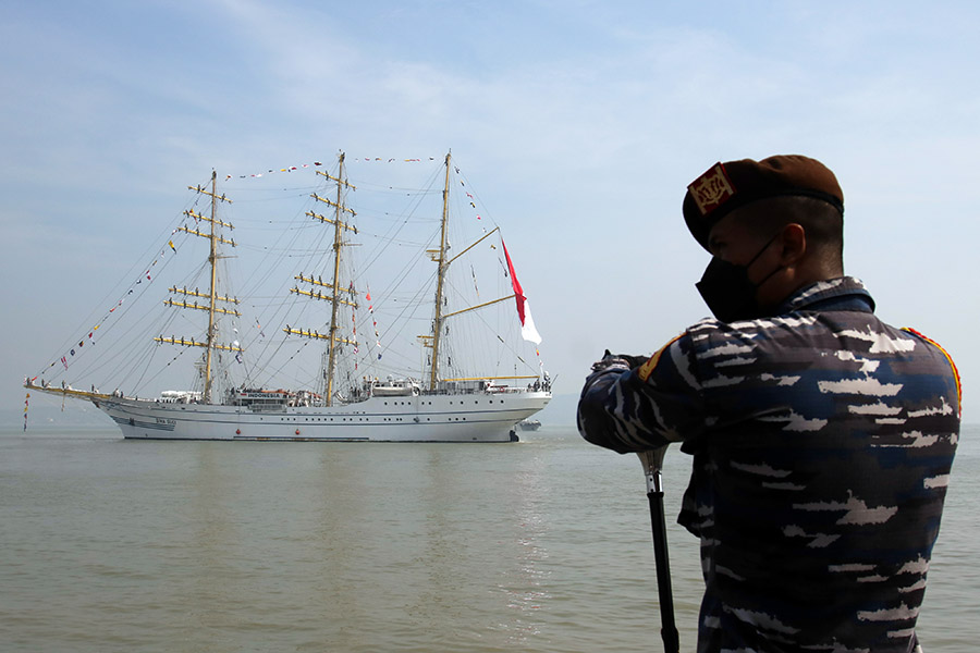 KRI Bima Suci Kembali ke Surabaya Setelah 99 Hari Melaut 