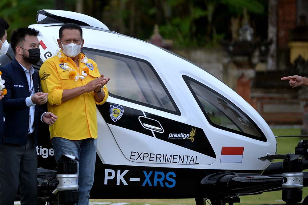 Uji Coba Taksi Terbang