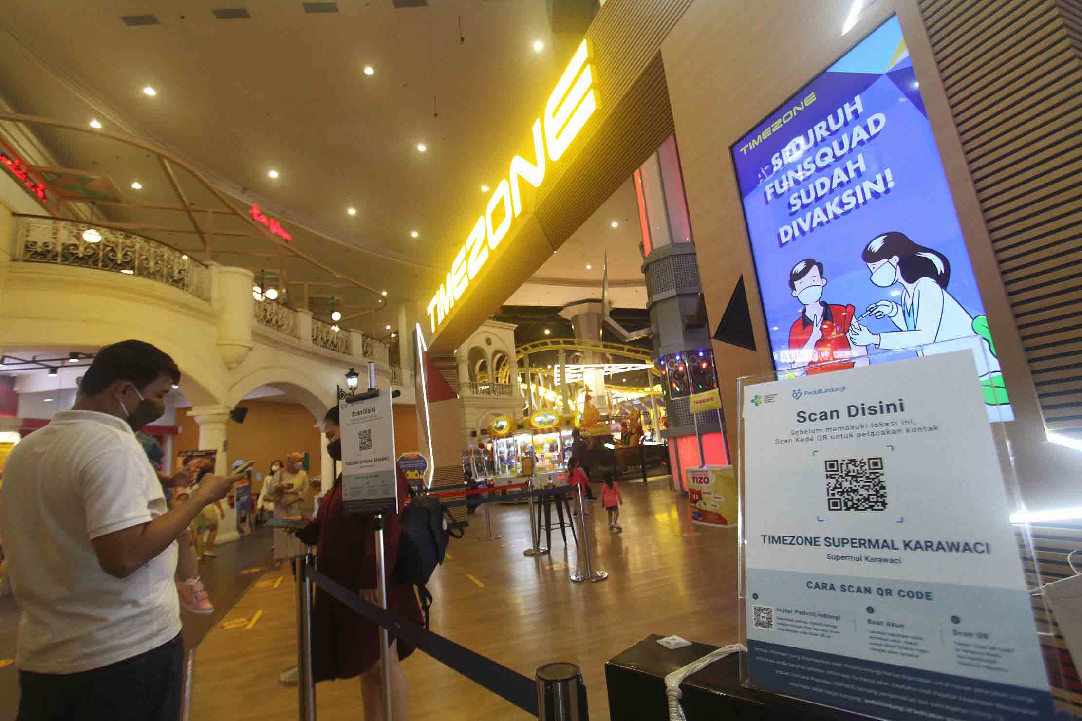 Wahana Bermain Timezone Kembali Dibuka