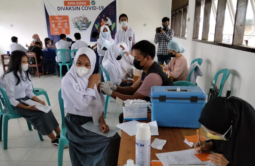 Vaksinasi Pelajar di Wilayah Terdepan, Terluar dan Tertinggal