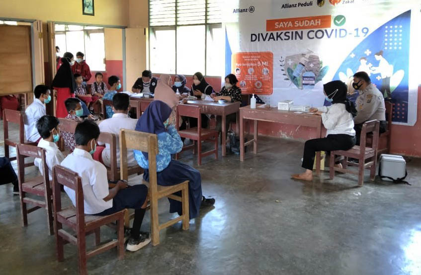 Vaksinasi Pelajar di Wilayah Terdepan, Terluar dan Tertinggal