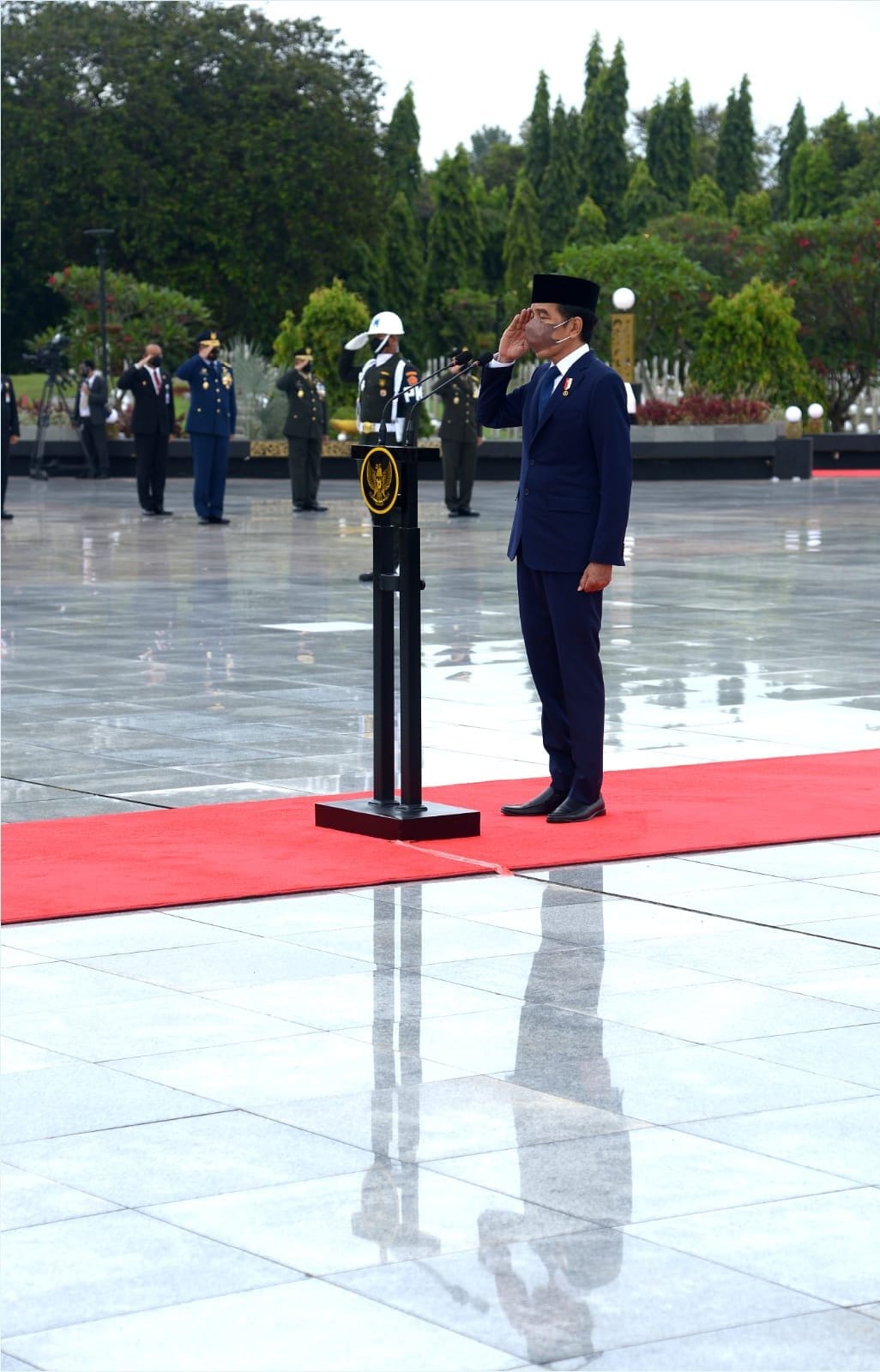 Upacara Ziarah Nasional Hari Pahlawan Nasional 2021 