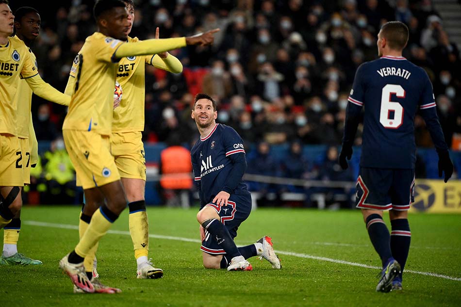 Lionel Messi Cs Bantai Club Brugge 4-1