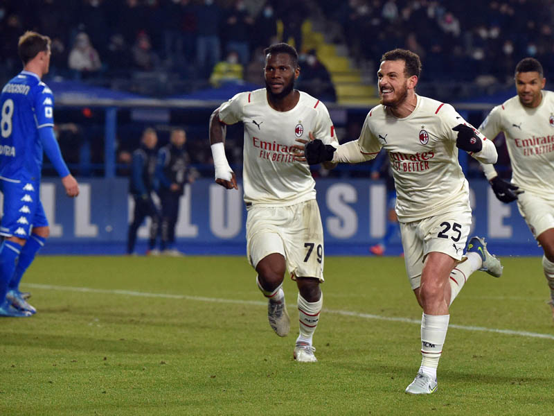 Rossoneri Unggul Atas Empoli