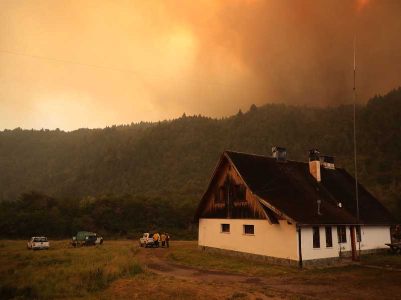Sumber Api Masih Membakar Hutan Argentina