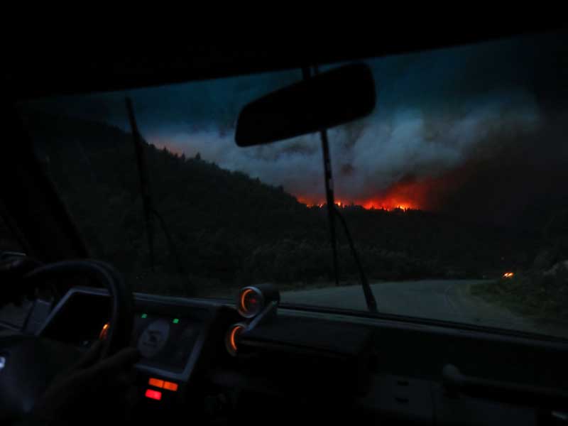 Sumber Api Masih Membakar Hutan Argentina