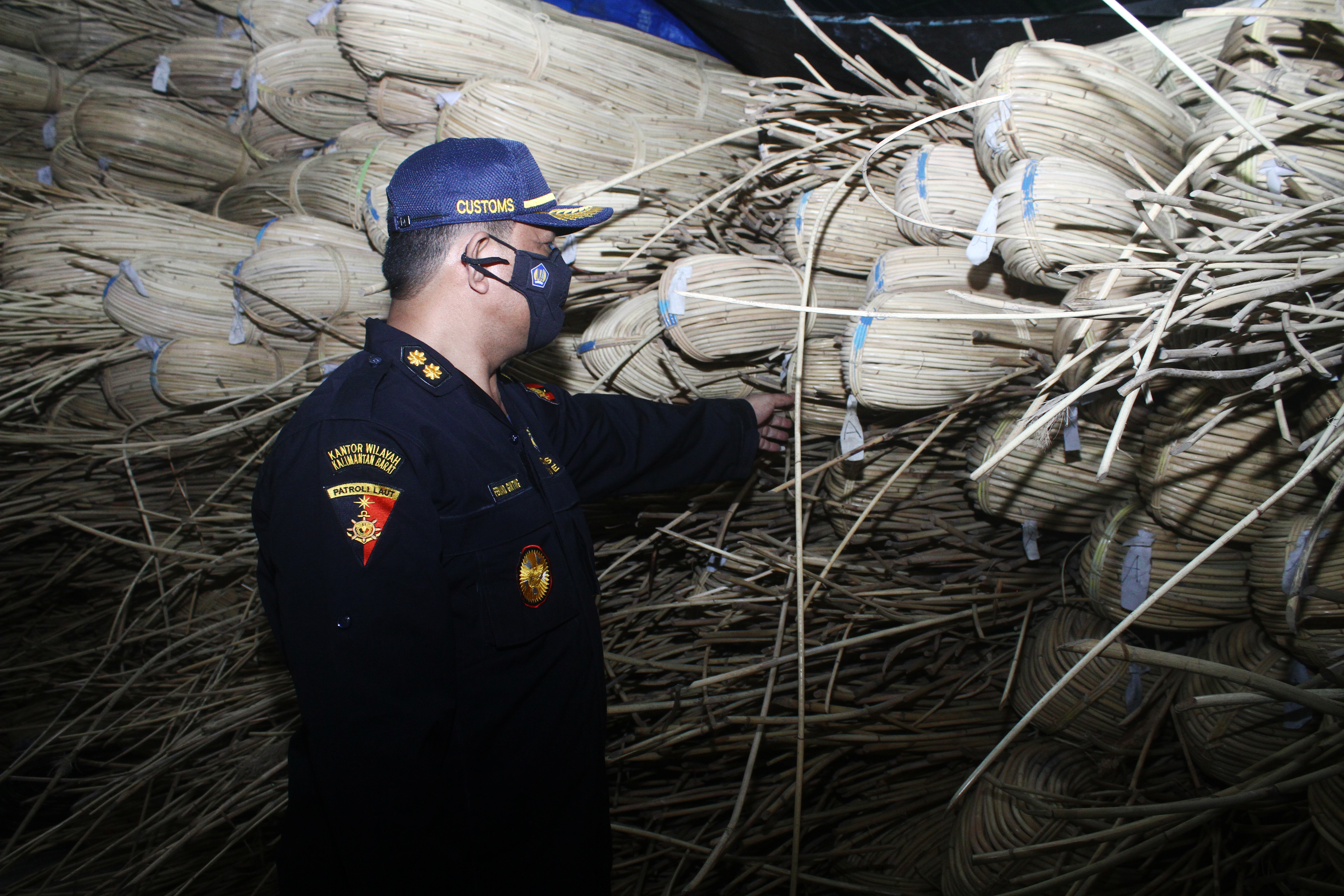Bea Cukai Tangkap Rotan Ilegal