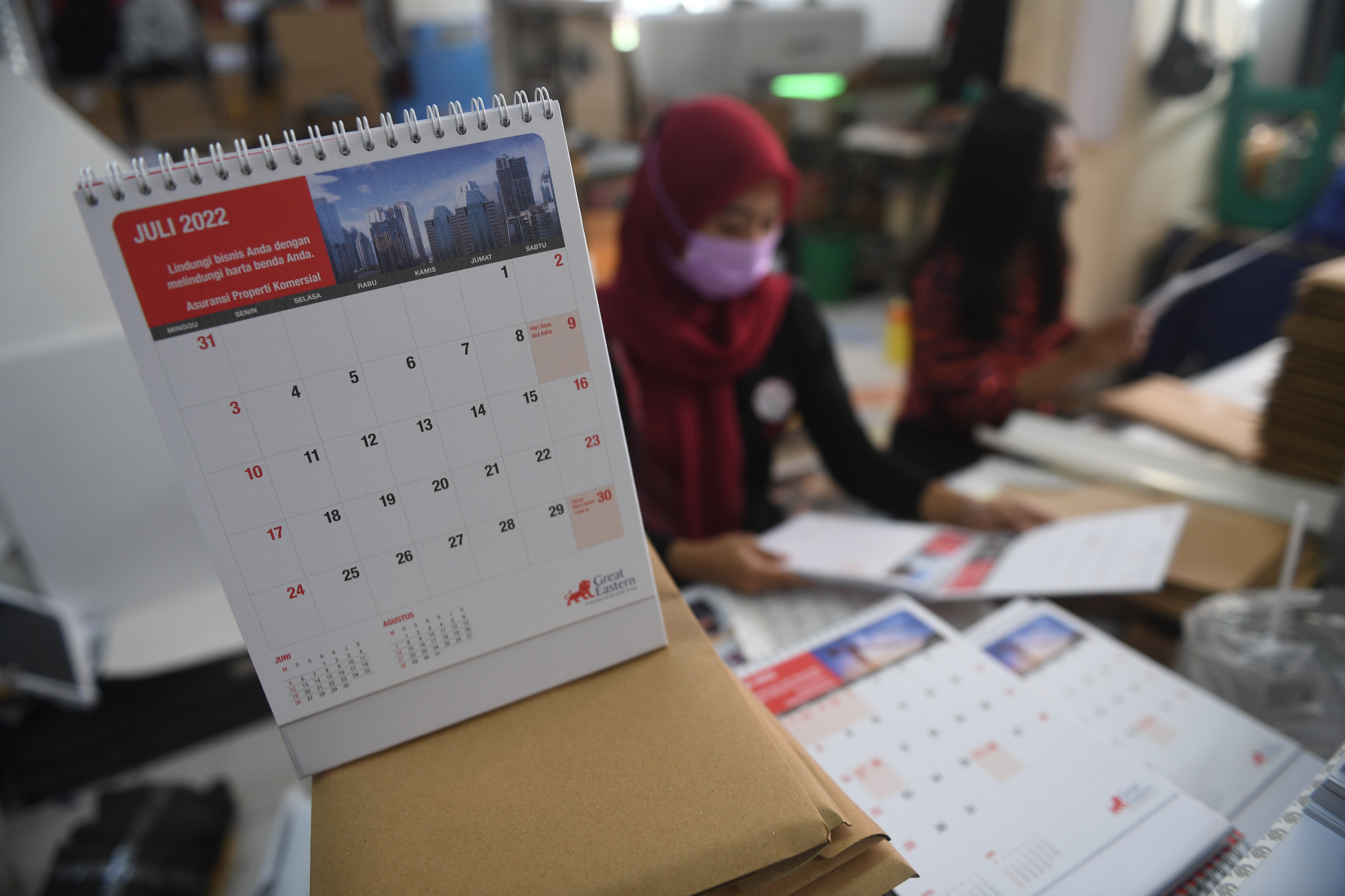 Permintaan Cetak Kalender Jelang Pergantian Tahun