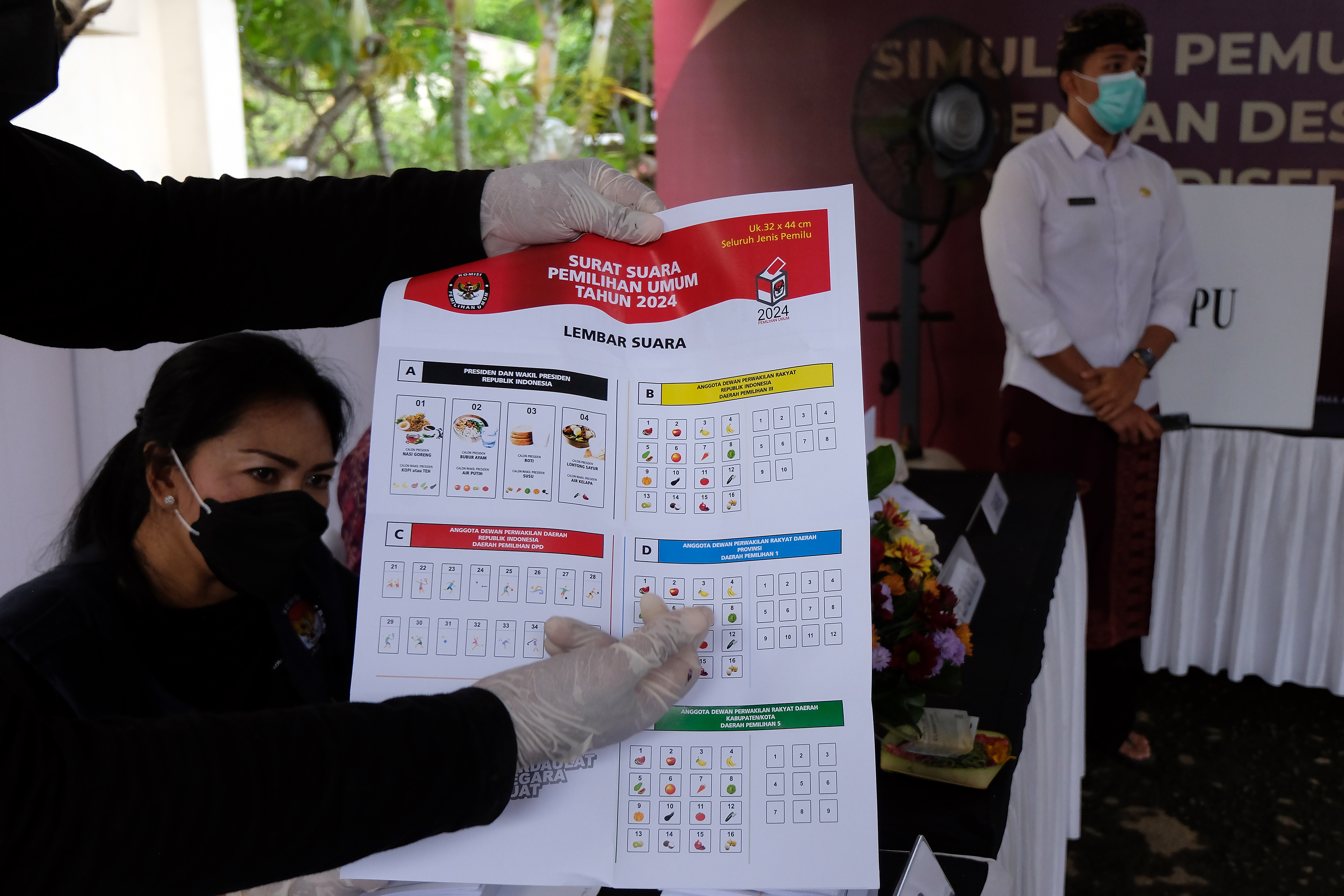 Simulasi Penyederhanaan Desain Surat Suara untuk Pemilu 2024