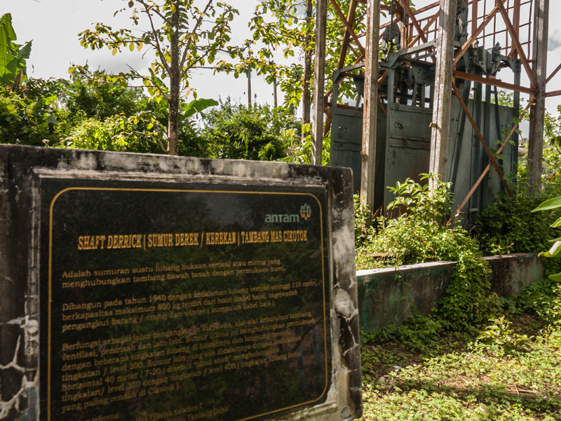 Tempat Pengolahan Tambang Emas Pertama Di Indonesia Terbengkalai