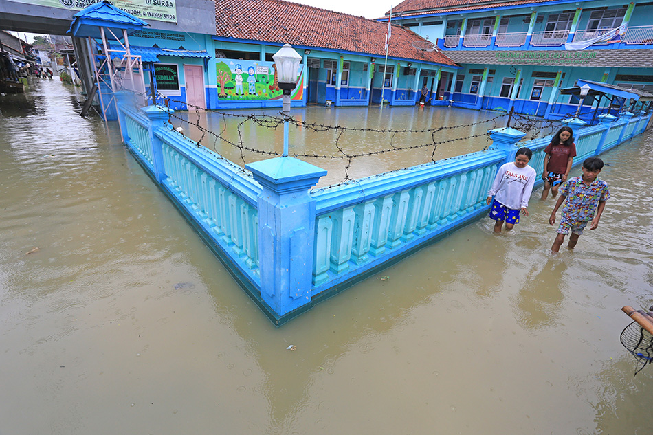 Banjir Rob di Indramayu