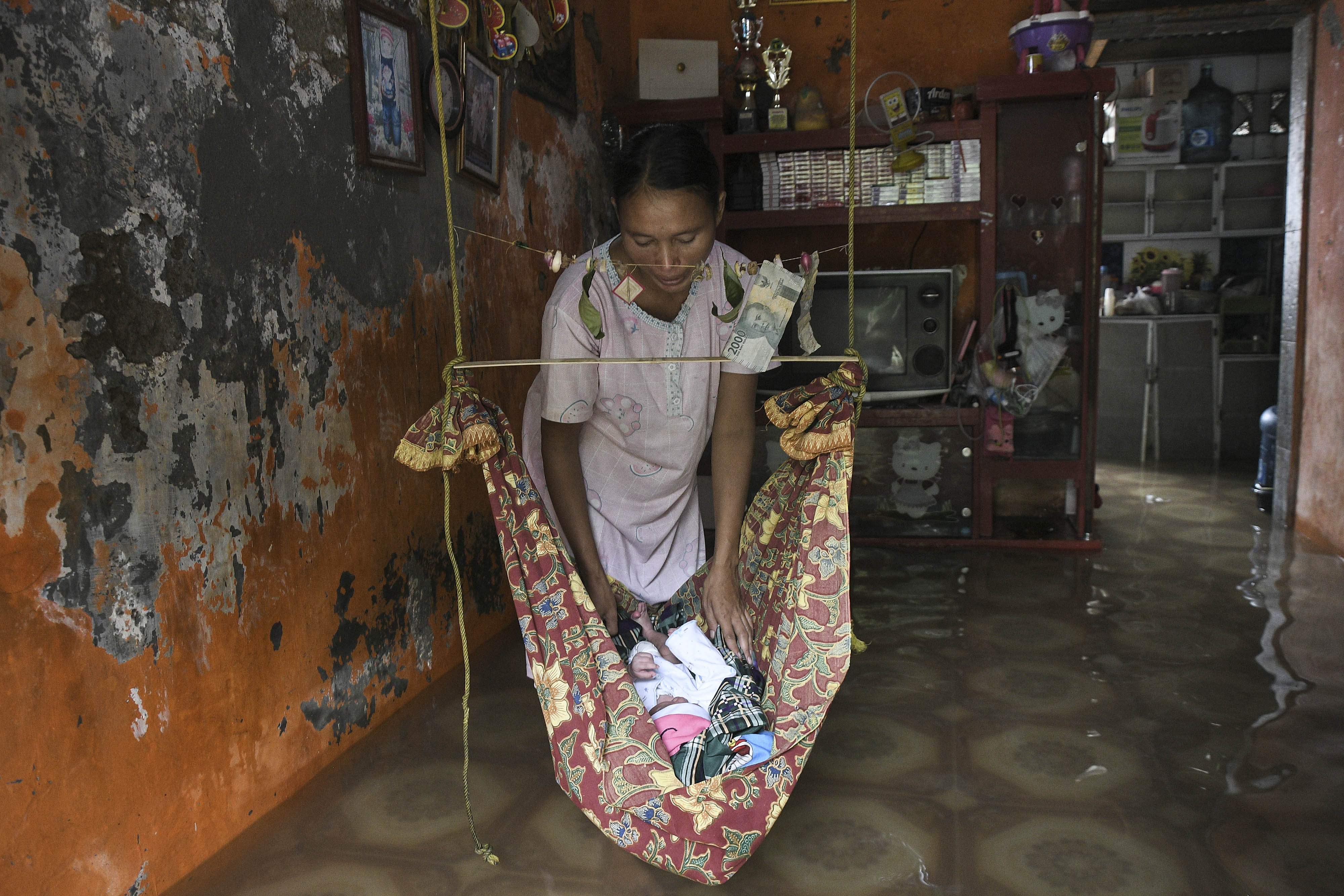 Banjir Rob di Muara Gembong