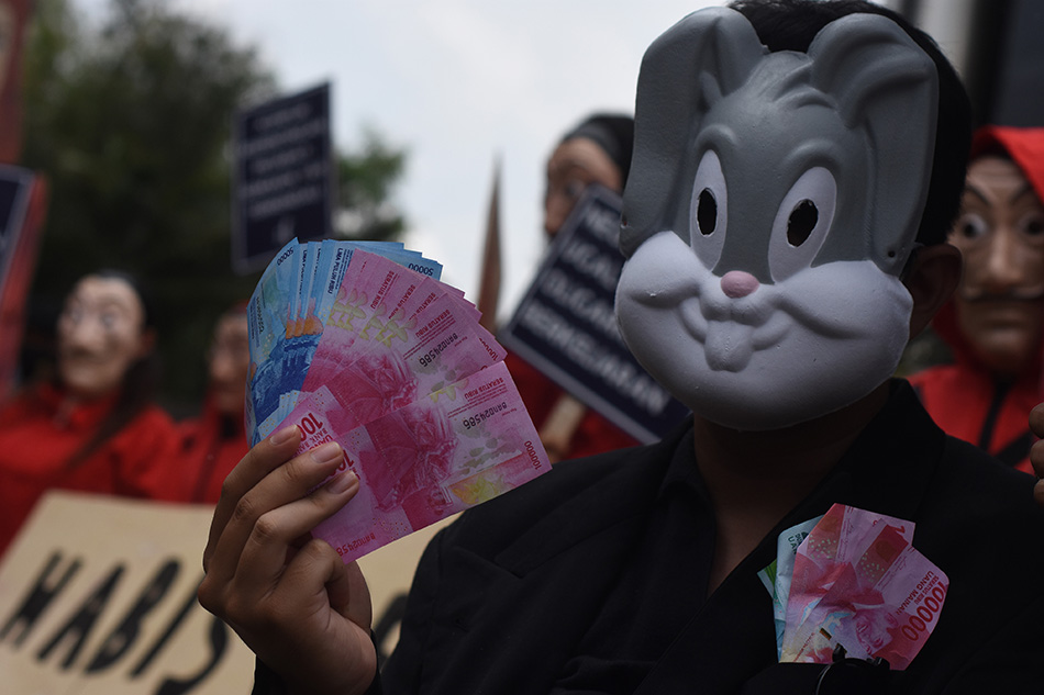  Aksi Memperingati Hari Antikorupsi Sedunia