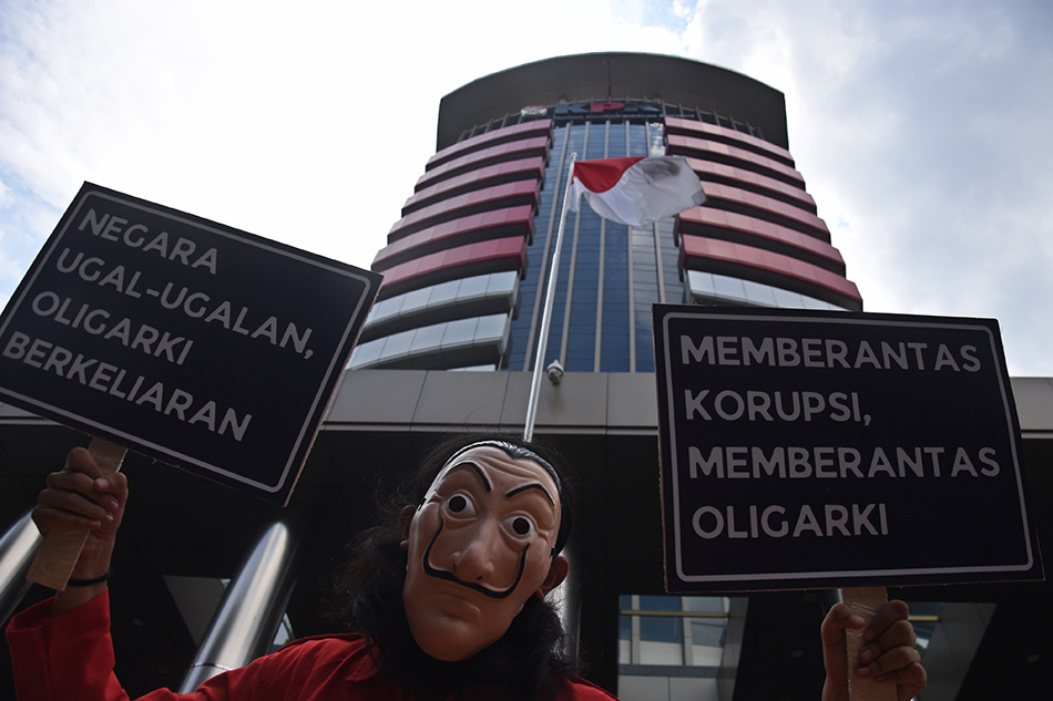  Aksi Memperingati Hari Antikorupsi Sedunia