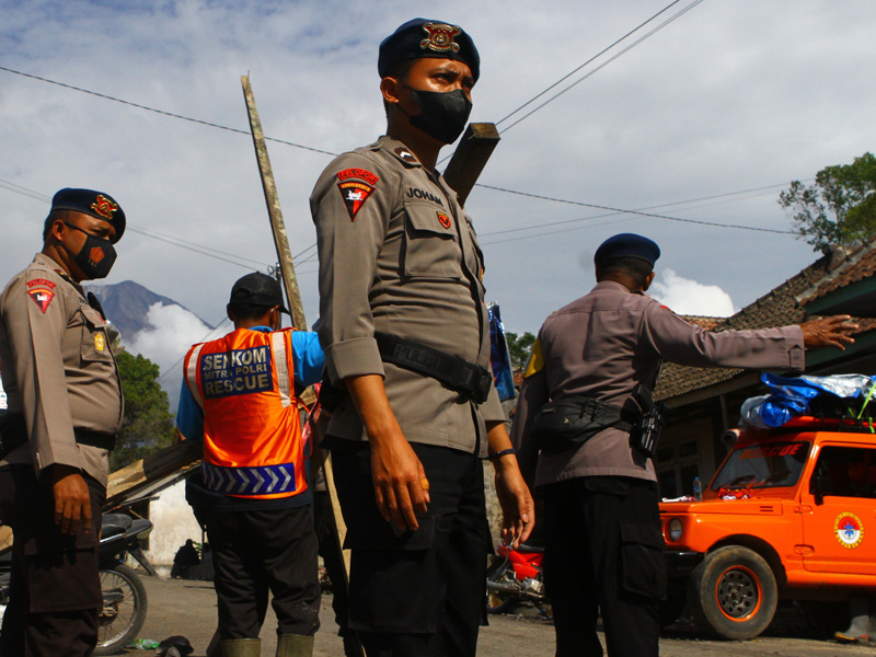 Penyekatan Jalur Menuju Lokasi Bencana