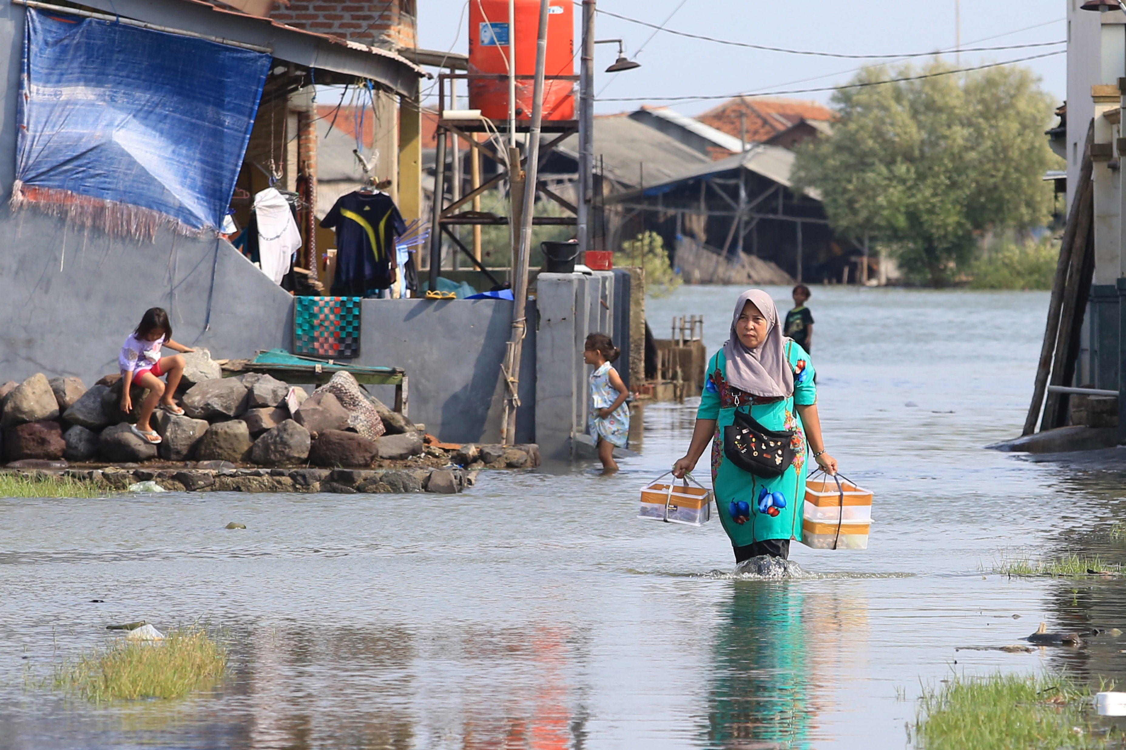 Banjir Rob di Indramayu