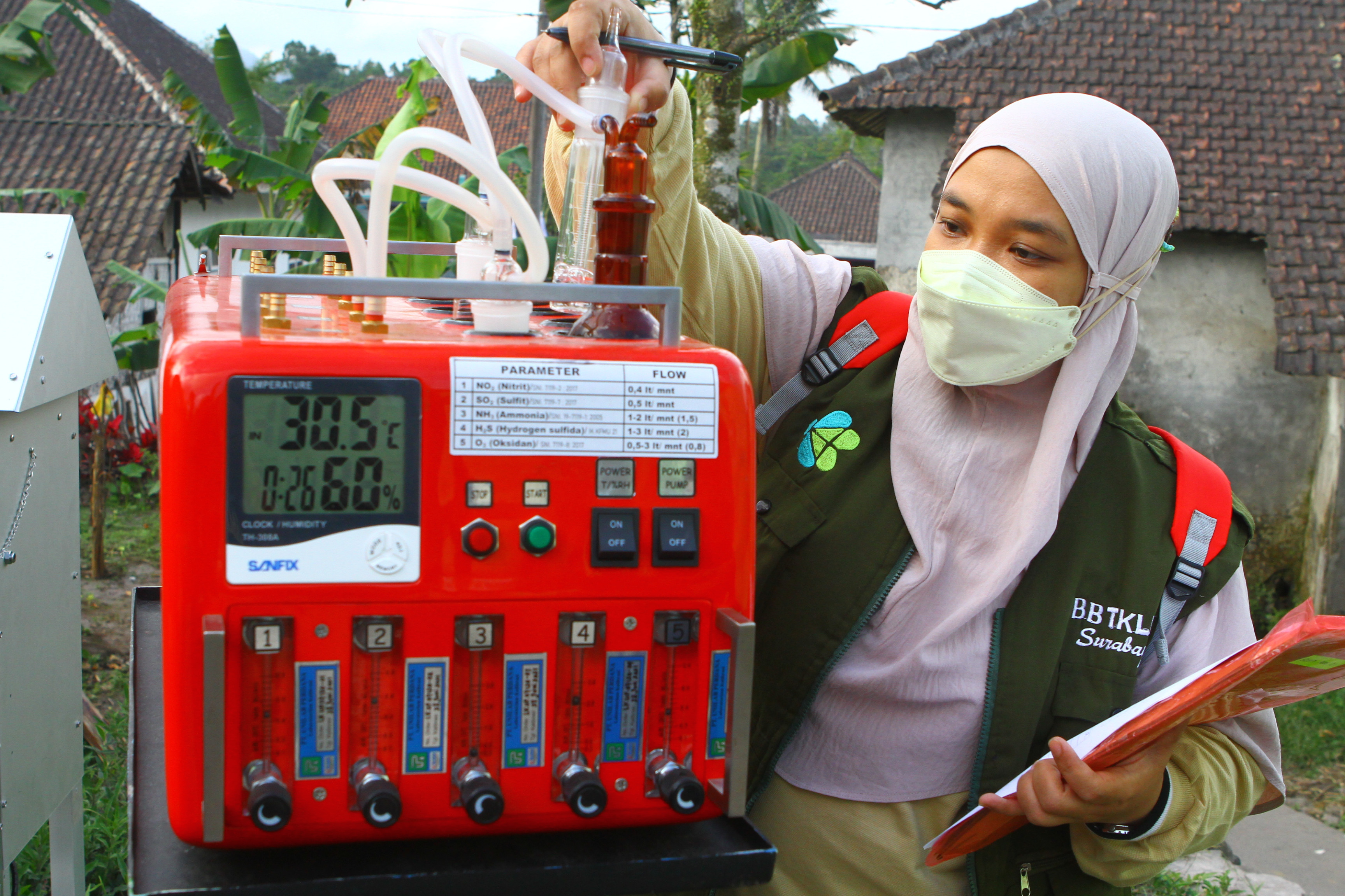 Pengukuran Kualitas Udara Pasca Letusan Gunung Semeru