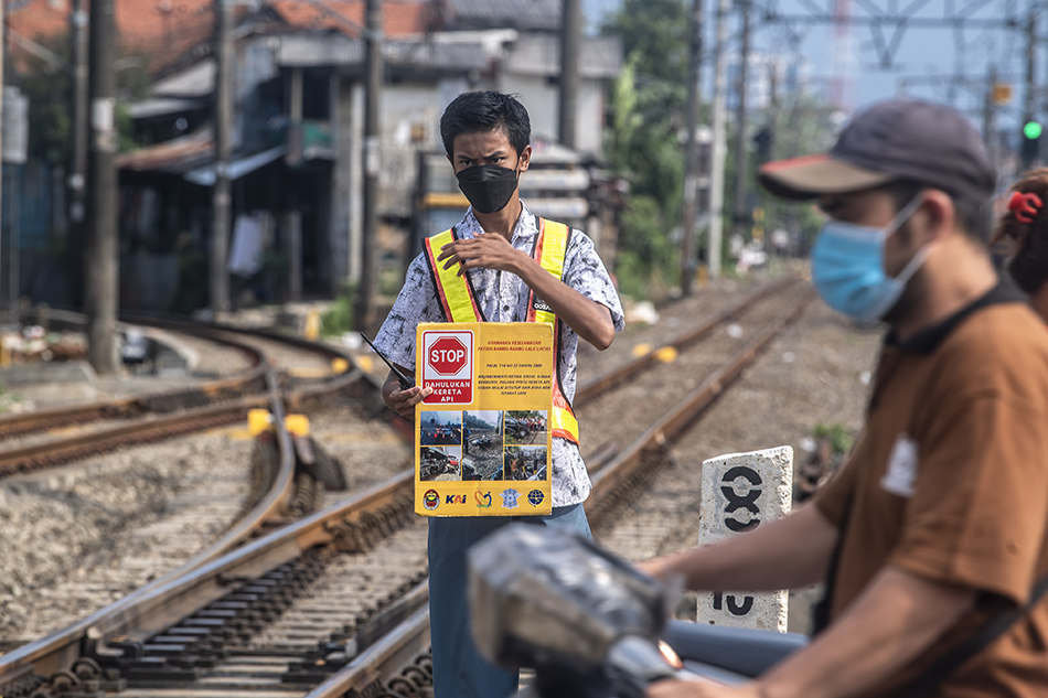 Sosialisasi Keselamatan di Perlintasan Kereta
