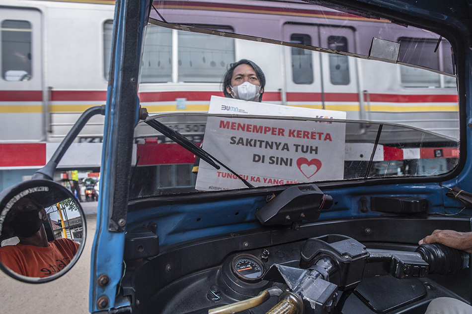 Sosialisasi Keselamatan di Perlintasan Kereta