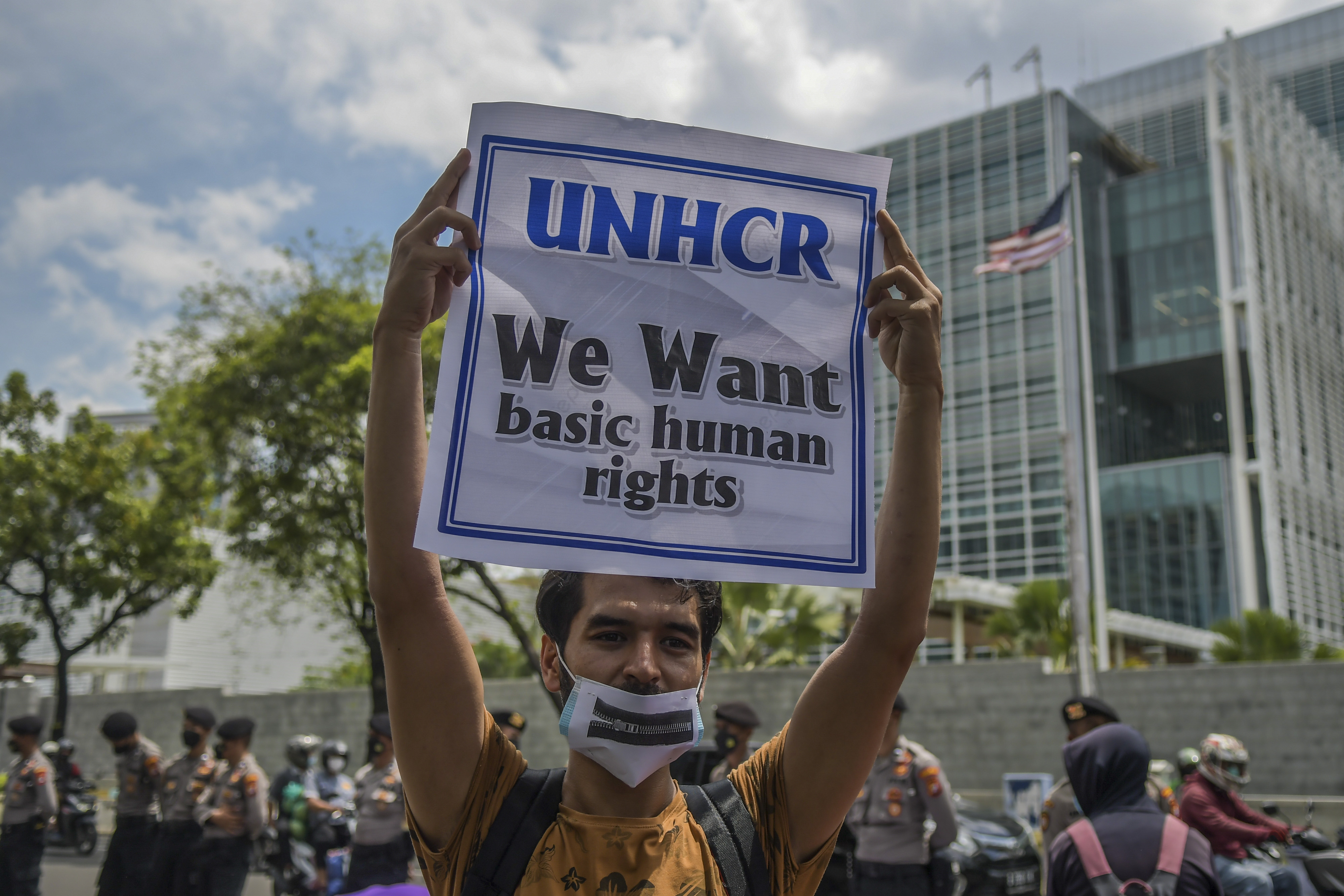 Unjuk Rasa Pencari Suaka