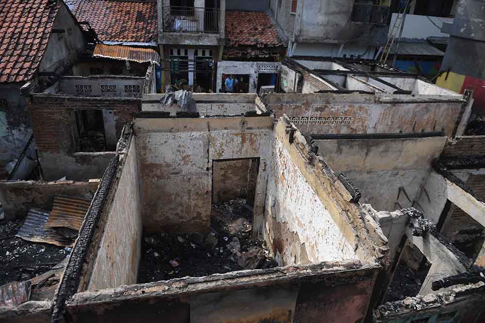 Kebakaran Kawasan Penduduk di Menteng