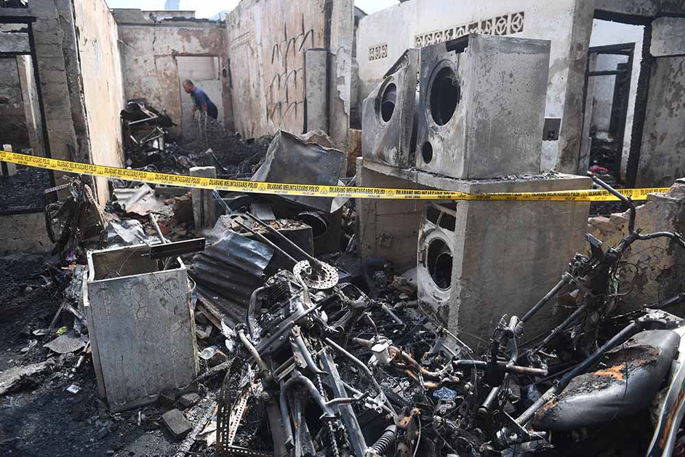 Kebakaran Kawasan Penduduk di Menteng