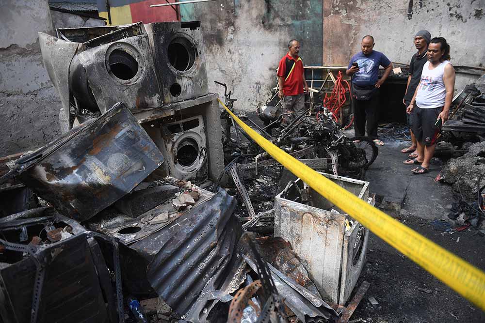 Kebakaran Kawasan Penduduk di Menteng