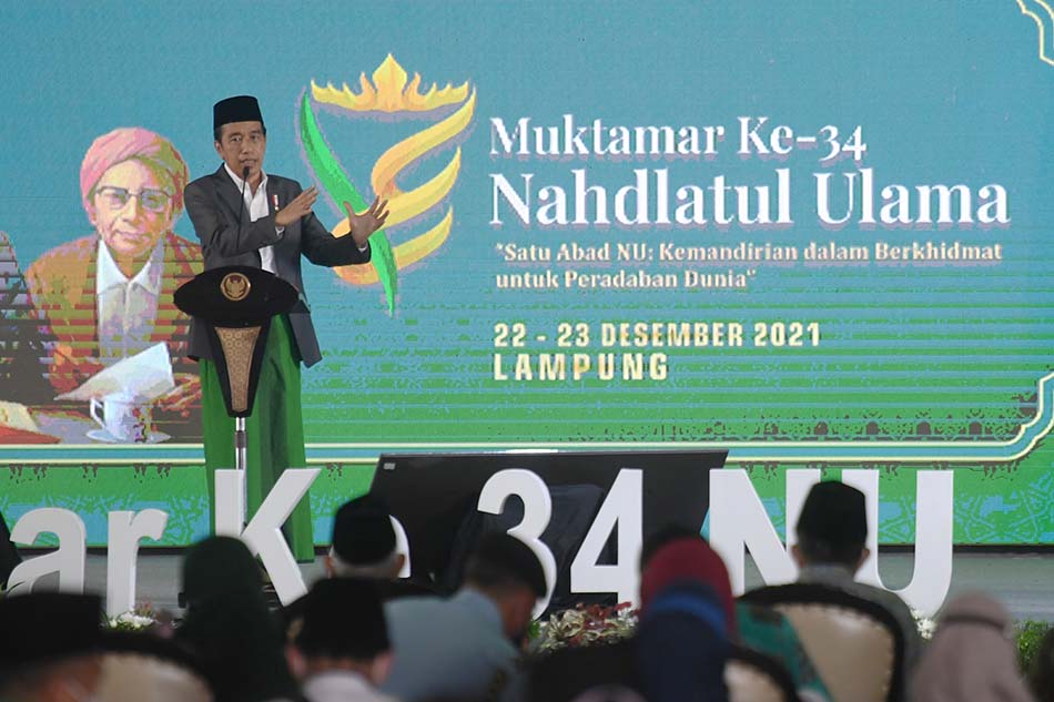 Pembukaan Muktamar Nahdlatul Ulama ke-34 