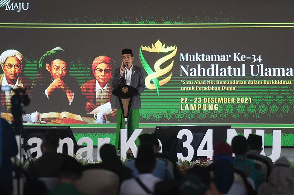 Pembukaan Muktamar Nahdlatul Ulama ke-34 