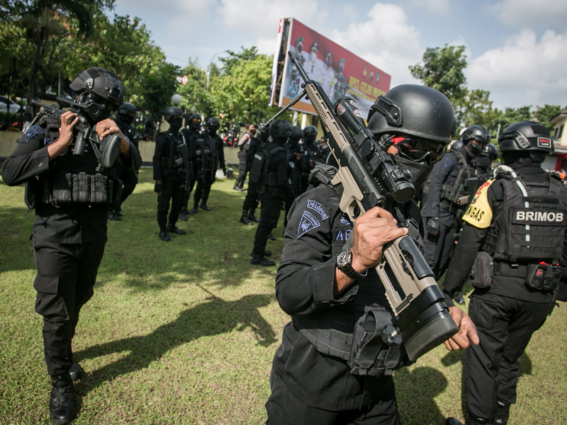 Gelar Pasukan Operasi Lilin Candi