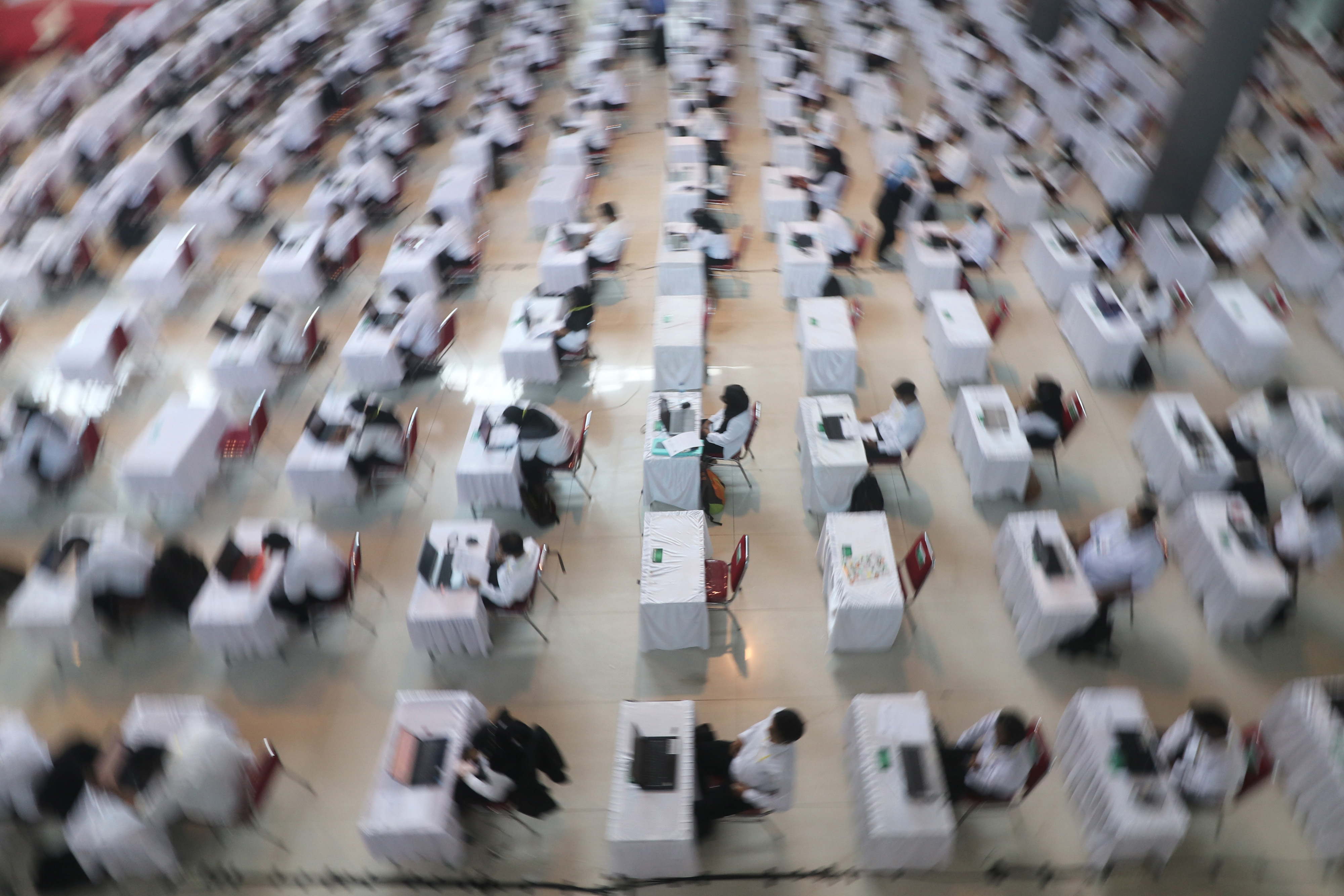 Ujian Ulang Perangkat Desa di Kediri