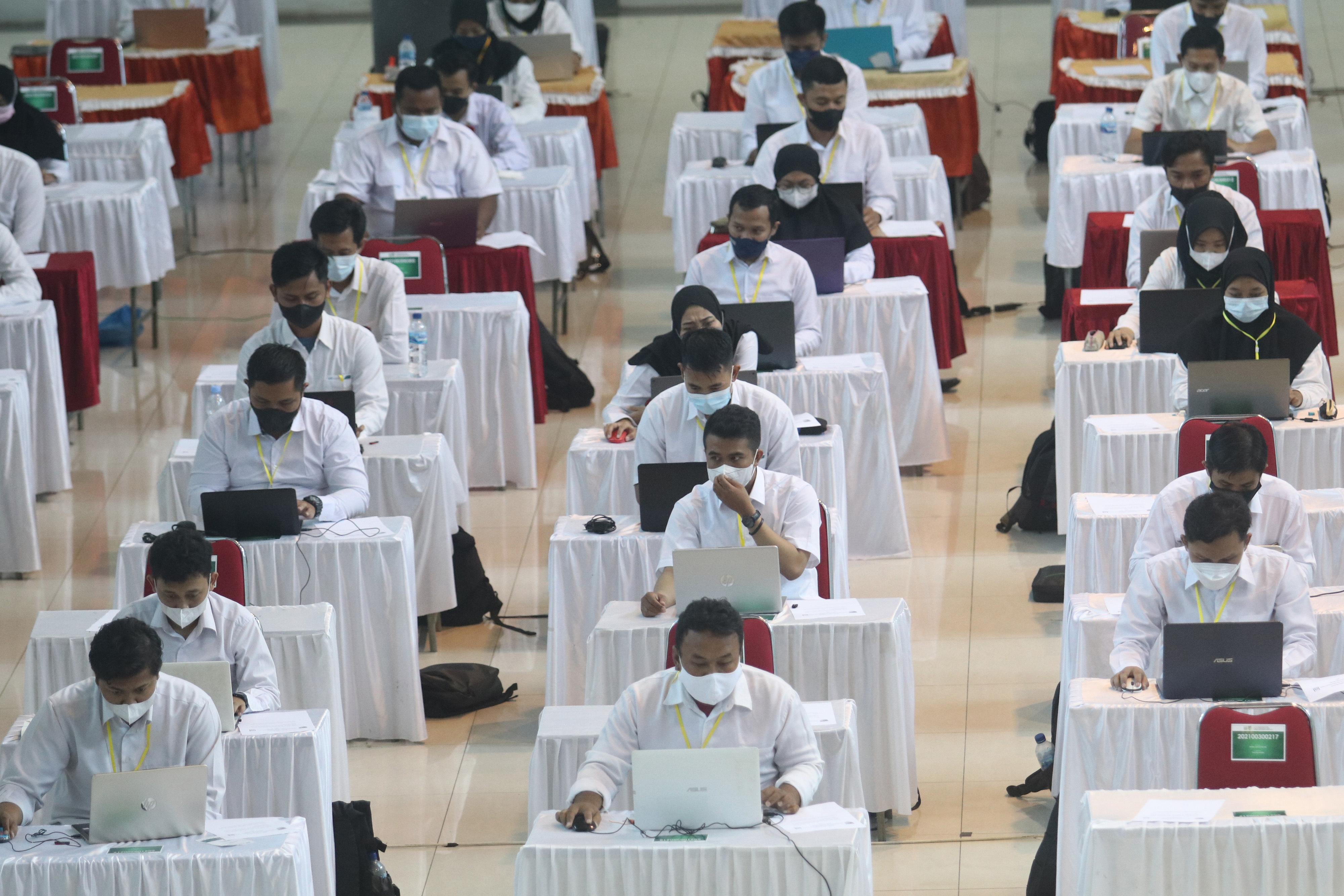 Ujian Ulang Perangkat Desa di Kediri