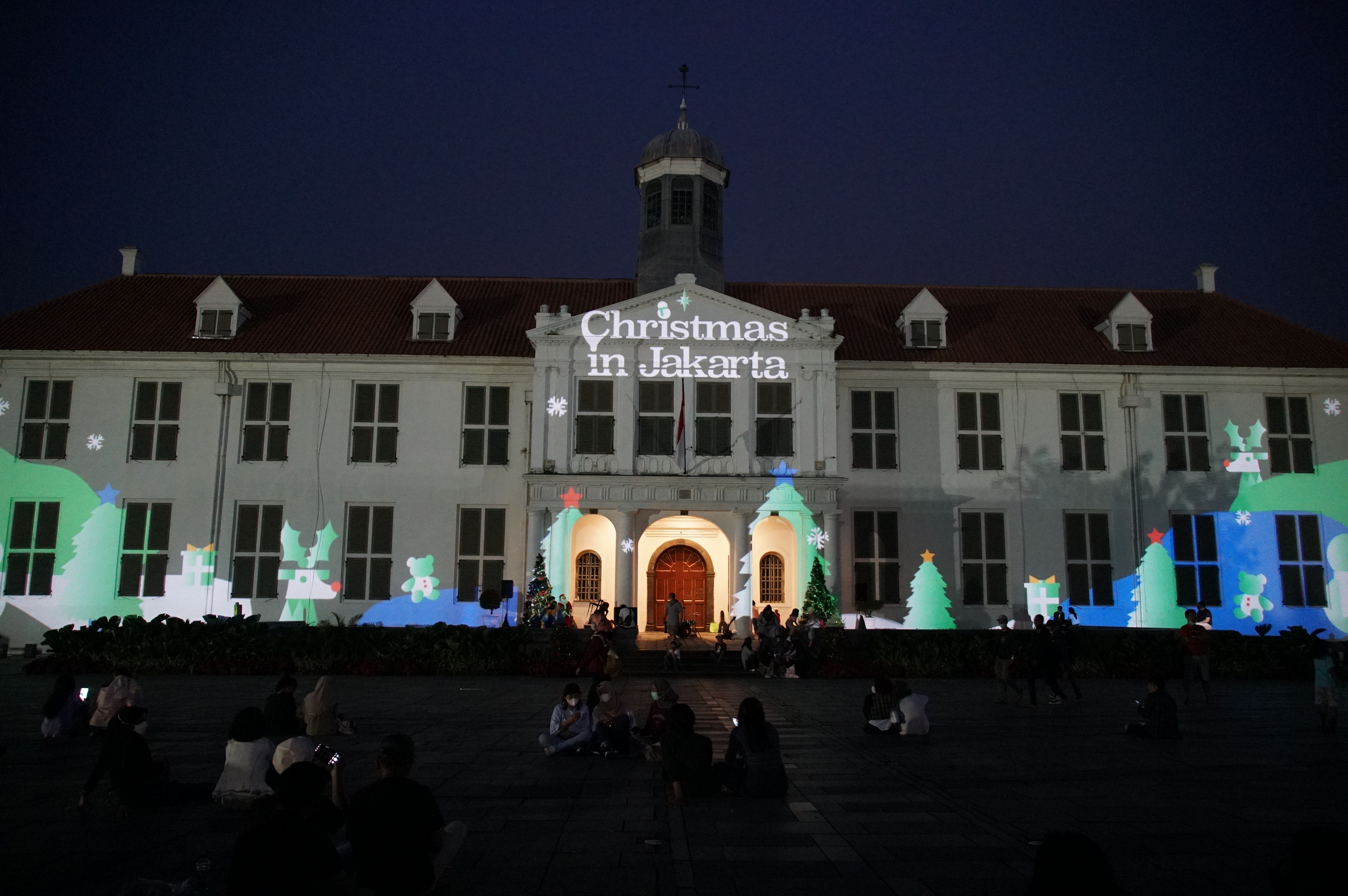 Perayaan Natal di Taman Fatahillah