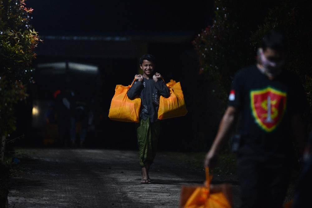 Pengungsi Masih bertahan di Pengungsian