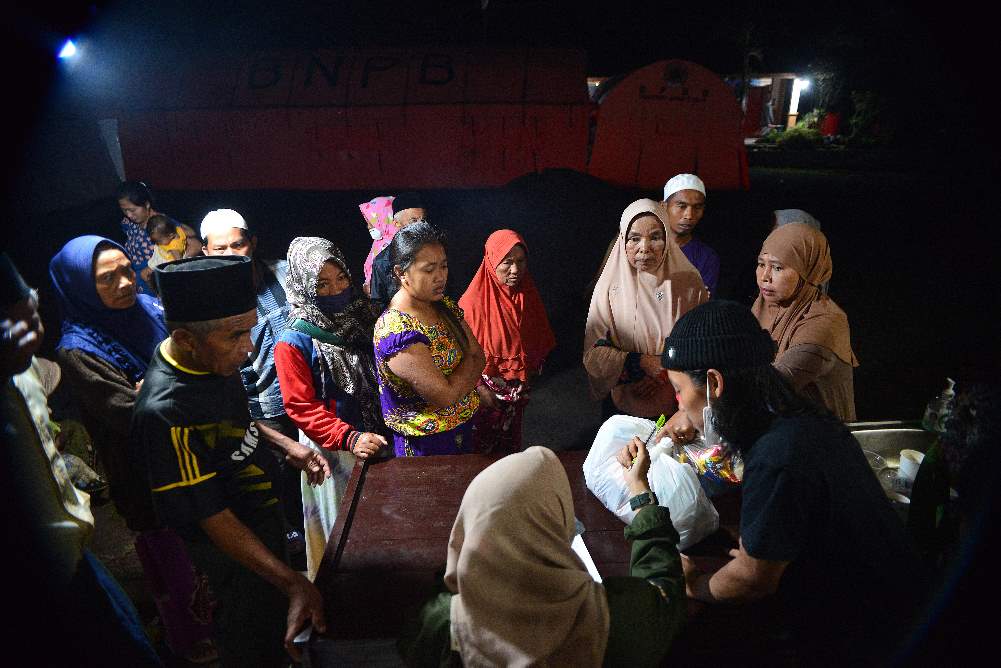 Pengungsi Masih bertahan di Pengungsian