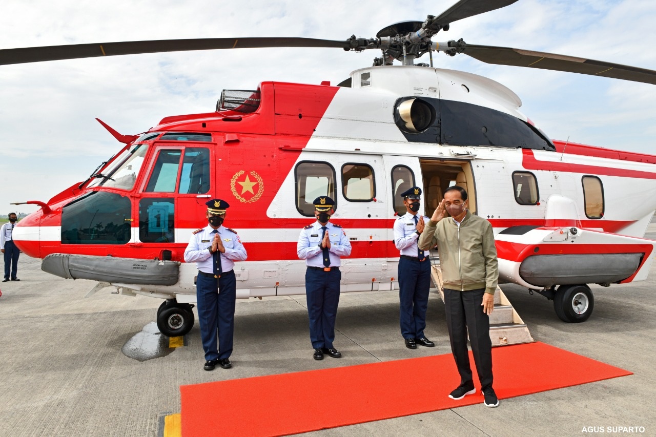 Presiden Jokowi Bersiap Menuju Lokasi Bencana Erupsi Gunung Semeru 