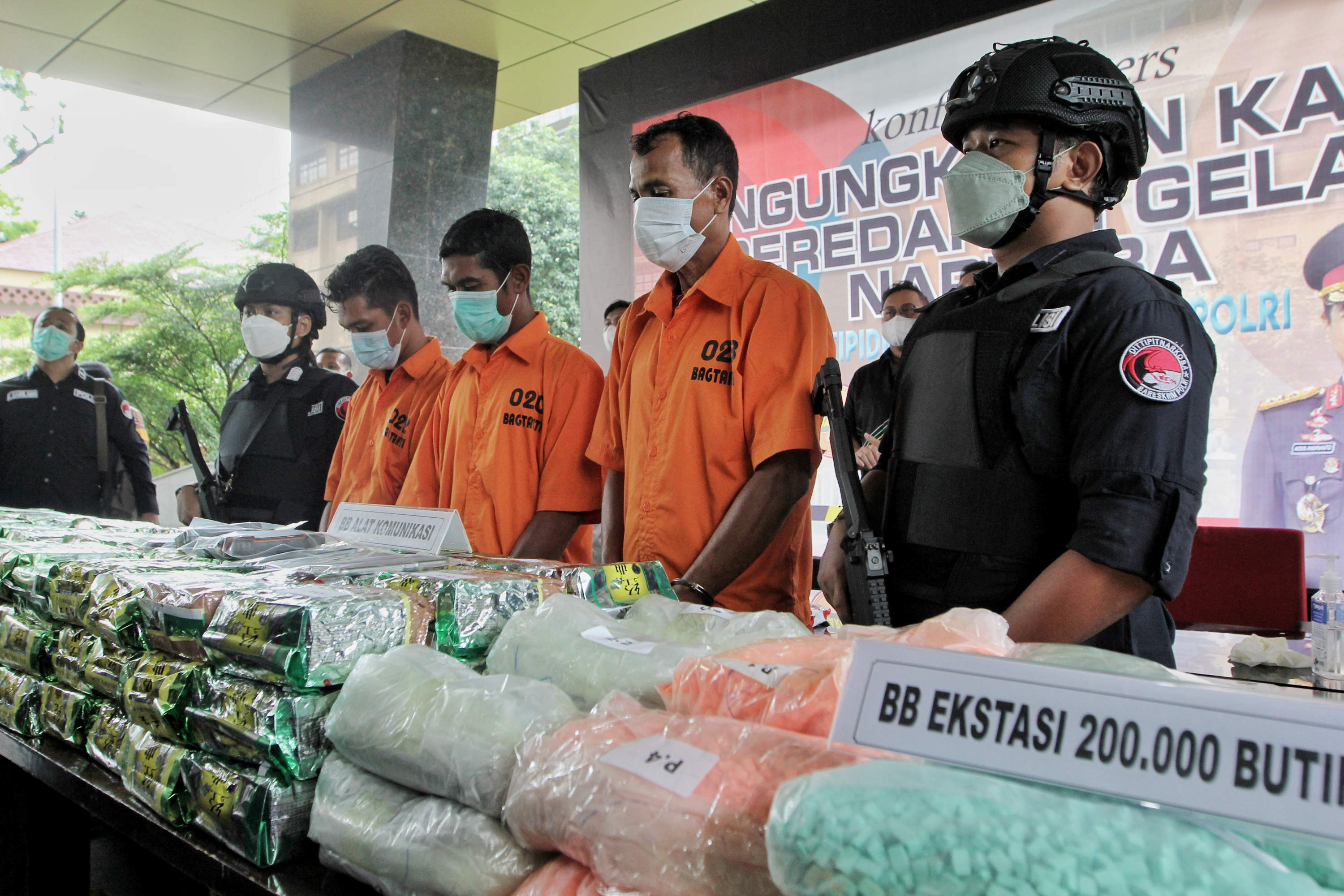 Rilis Kasus Narkoba Bareskrim Polri