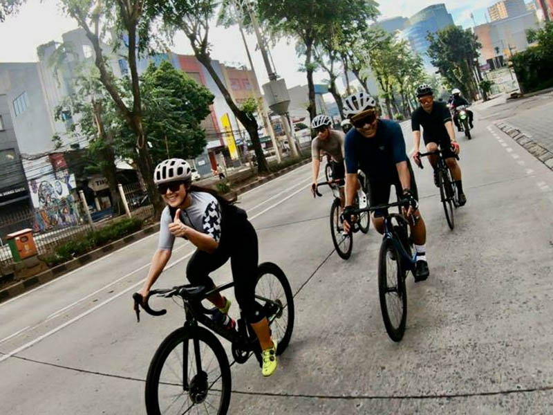 Saleh Husin, Pramono Anung Dan Meutya Hafids Gowes Libur Natal 